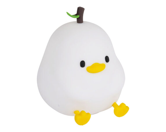 Lampada Touch a Forma di Pulcino 11x10x13cm in Silicone