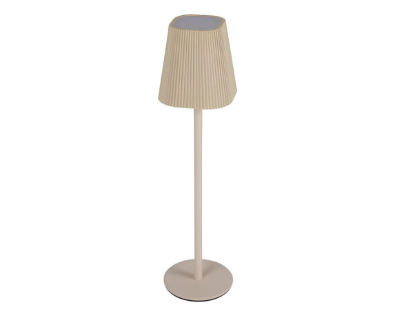 Lampada Touch con LED e ABS Avorio 27cm in Metallo