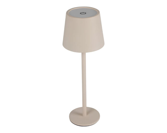 Lampada Touch con LED Avorio 27cm in Metallo