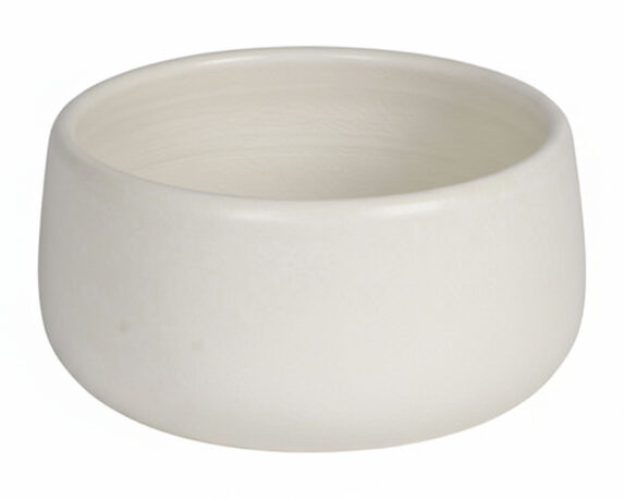 Vaso Ciotola Bianco D17x9cm in Ceramica