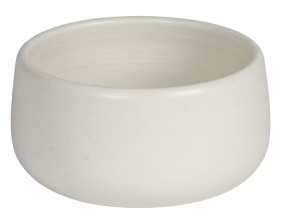 Vaso Ciotola Bianco D23x15cm in Ceramica