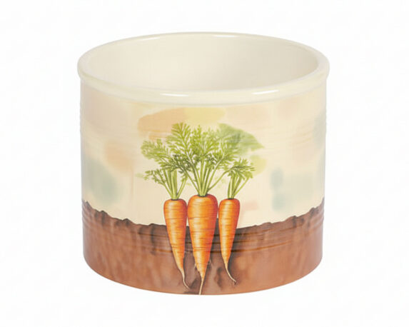 Cachepot con Carote Decorative S D7x6cm in Ceramica