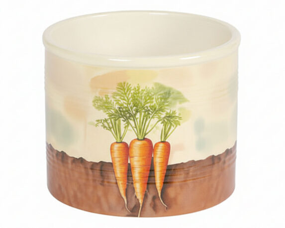 Cachepot con Carote Decorative L D13x18cm in Ceramica