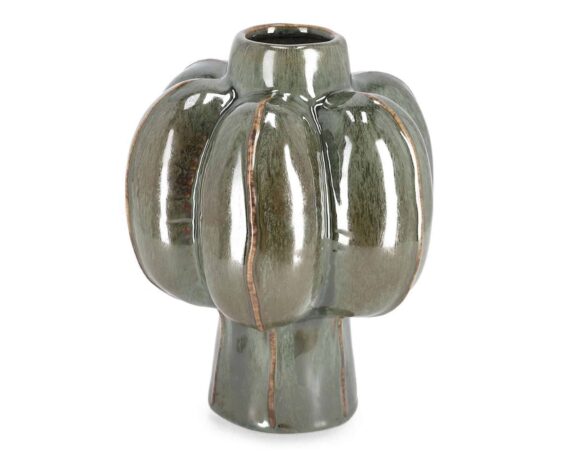 Vaso Basso Neilos Verde D19,5x23cm in Ceramica – Bizzotto