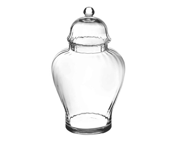Bomboniera Elegante e Delicatezza D15x28cm in Vetro