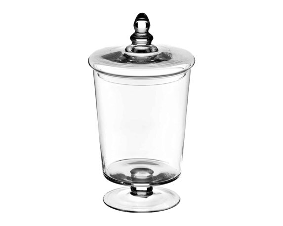 Bomboniera Elegante e Delicatezza D16,5x30cm in Vetro