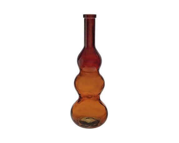 Vaso Bolla Bordeaux Versatile, Pratica e Resistente D28x45cm in Vetro