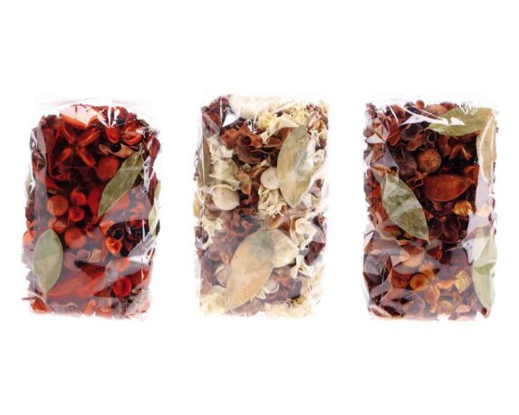 Potpourri per Decorazione Profumato da 200g Assortito in Fibra Naturale