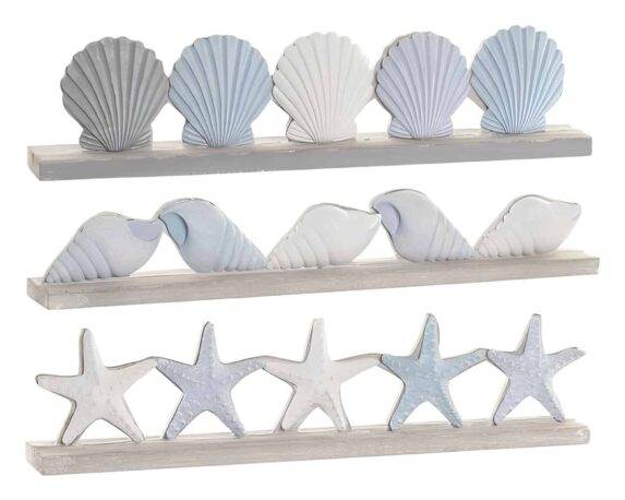 Decorazione a Tema Mare 53x6x8,5cm in Resina e MDF – Item