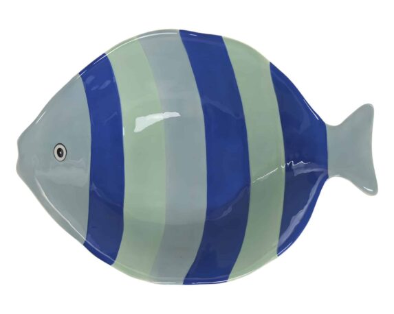 Vassoio a Forma di Pesci 22,4x16x6cm in Porcellana – Item