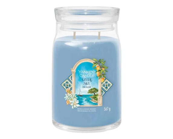 Candela Giara Grande Signature Azure Sky – Yankee Candle