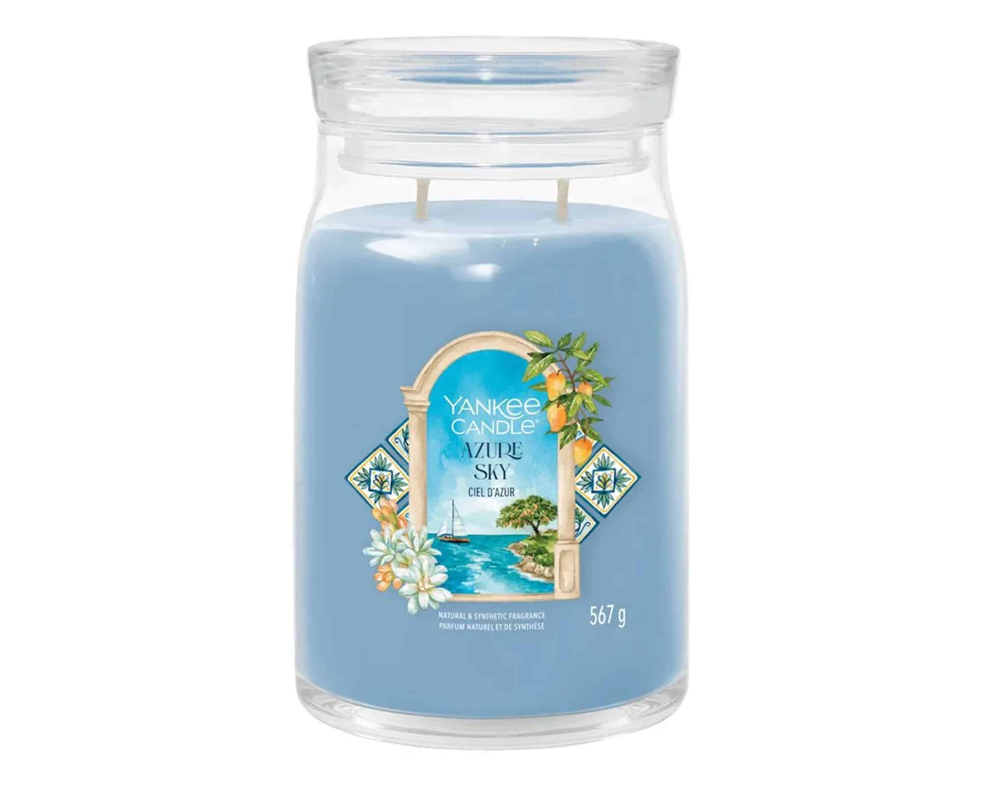 Candela Giara Grande Signature Azure Sky - Yankee Candle
