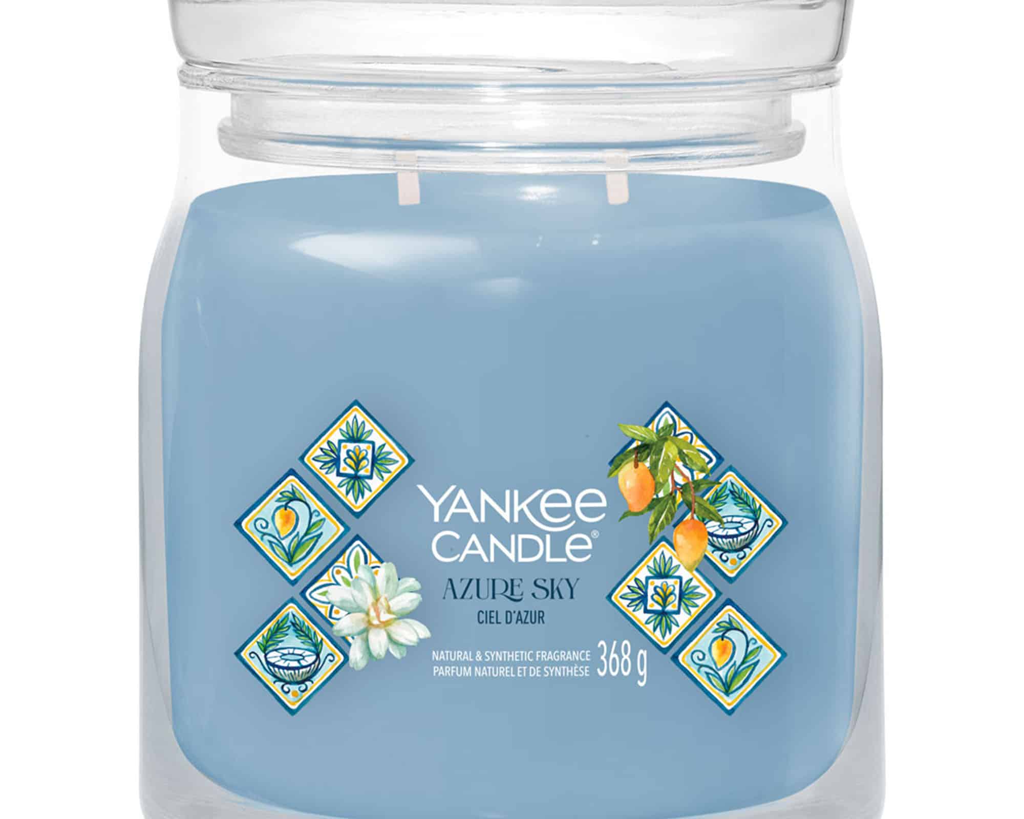 Candela Giara Media Signature Azure Sky - Yankee Candle - immagine 2