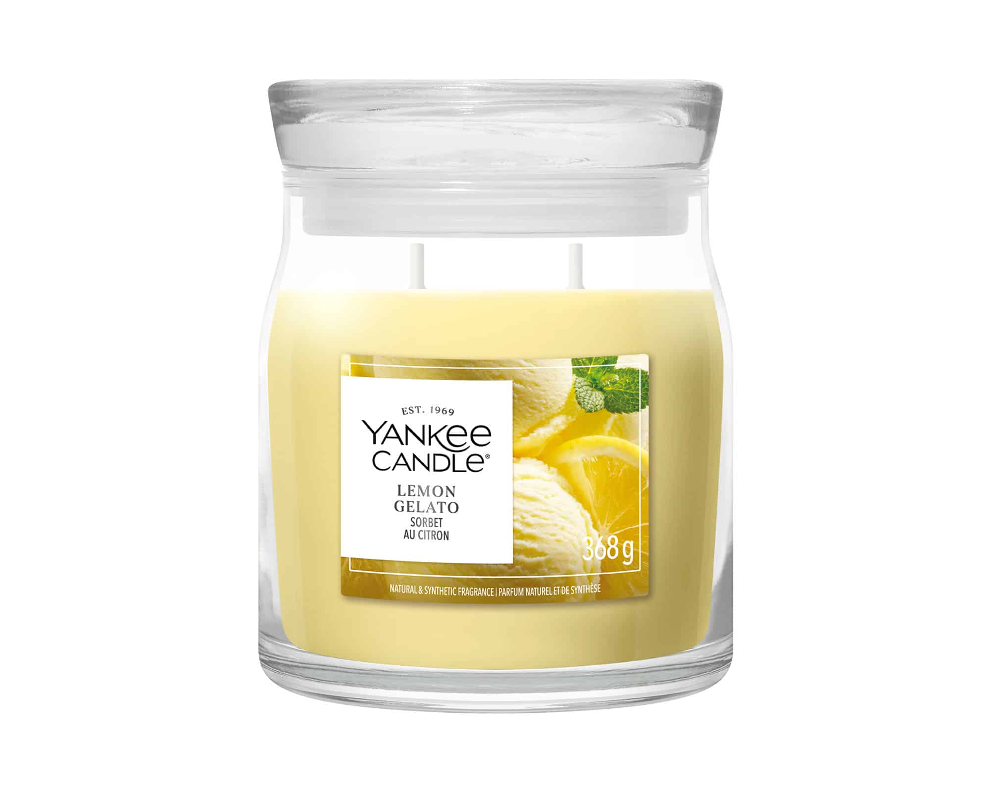 Candela Giara Media Signature Lemon Gelato - Yankee Candle
