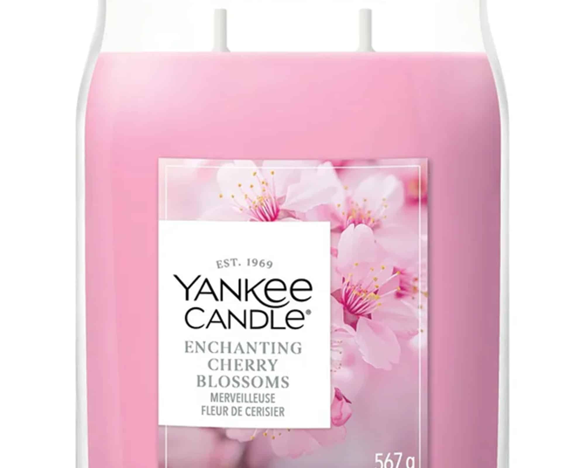 Candela Giara Grande Enchanting Cherry Blossoms - Yankee Candle - immagine 2