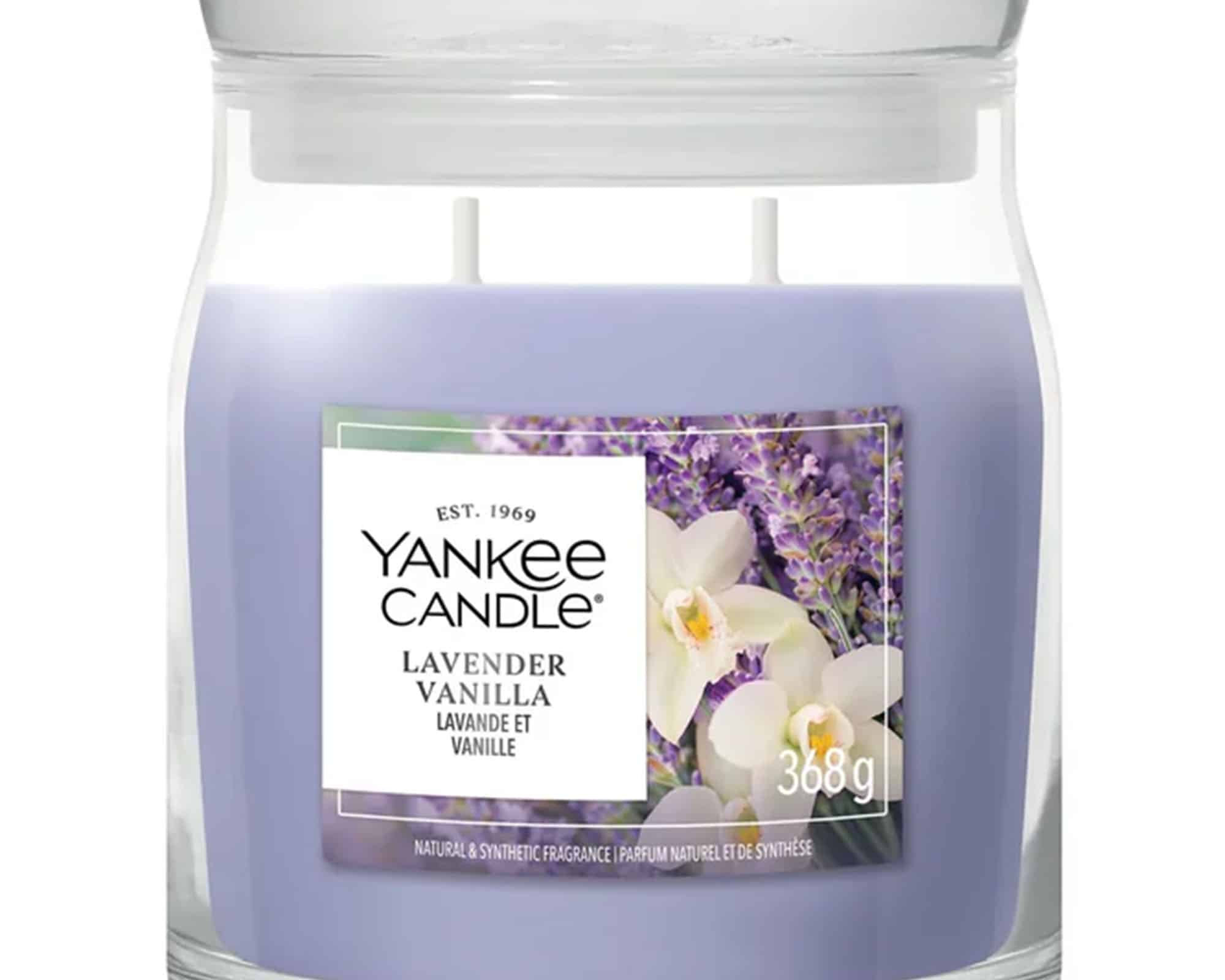 Giara Candela Media Lavender Vanilla - Yankee Candle - immagine 2