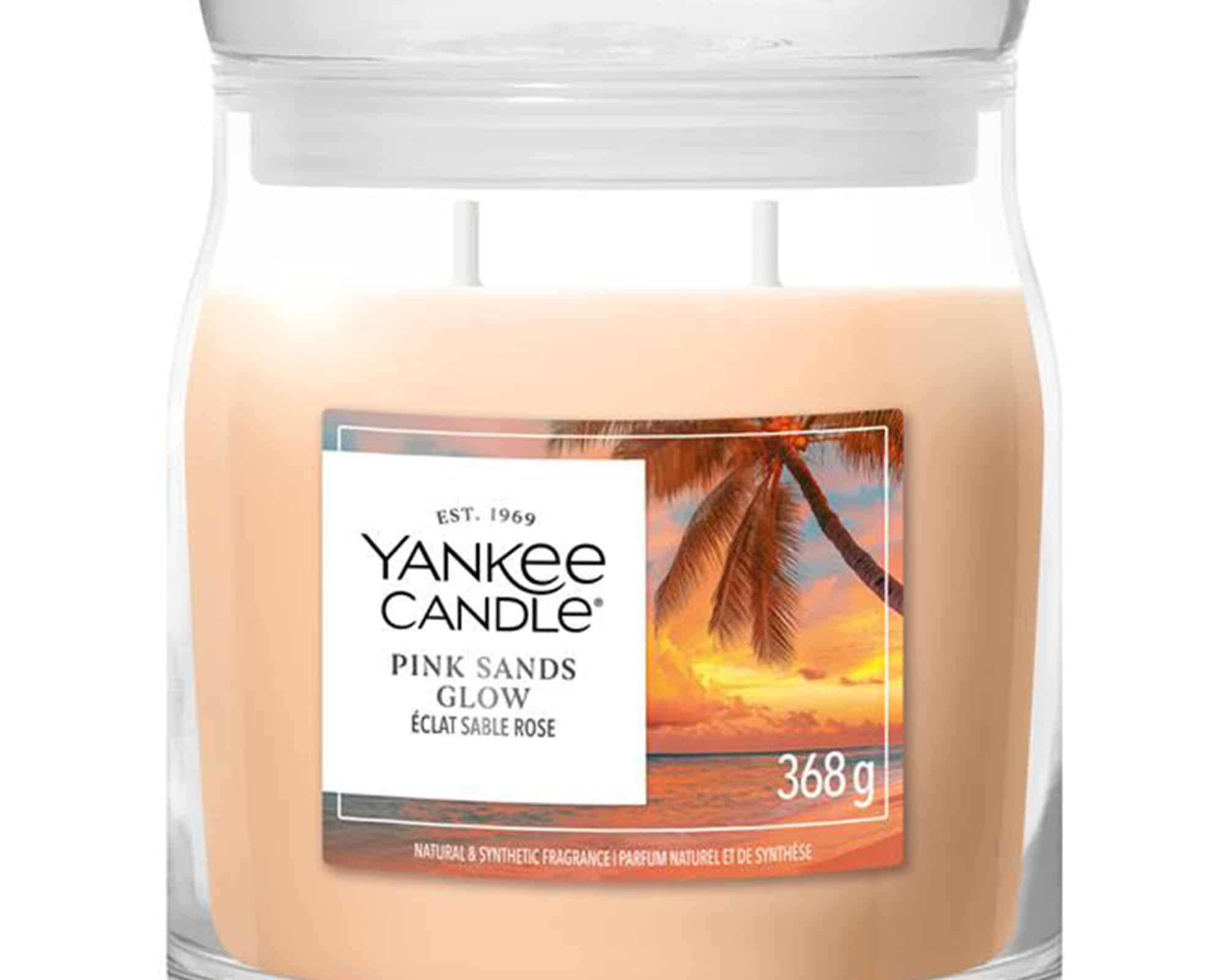Giara Candela Media Pink Sands Glow - Yankee Candle - immagine 2