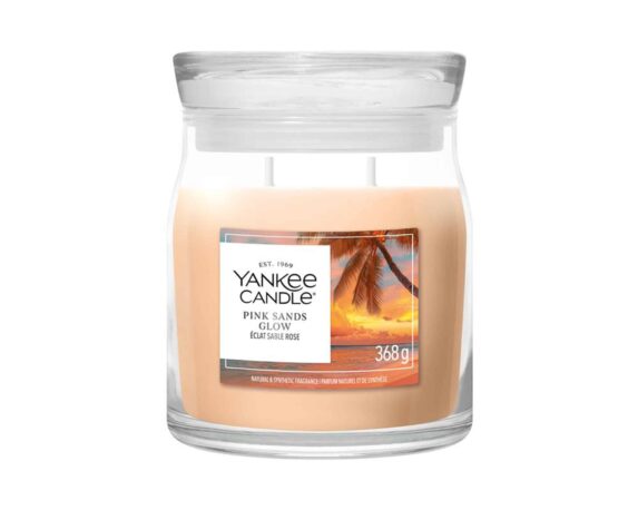 Giara Candela Media Pink Sands Glow – Yankee Candle