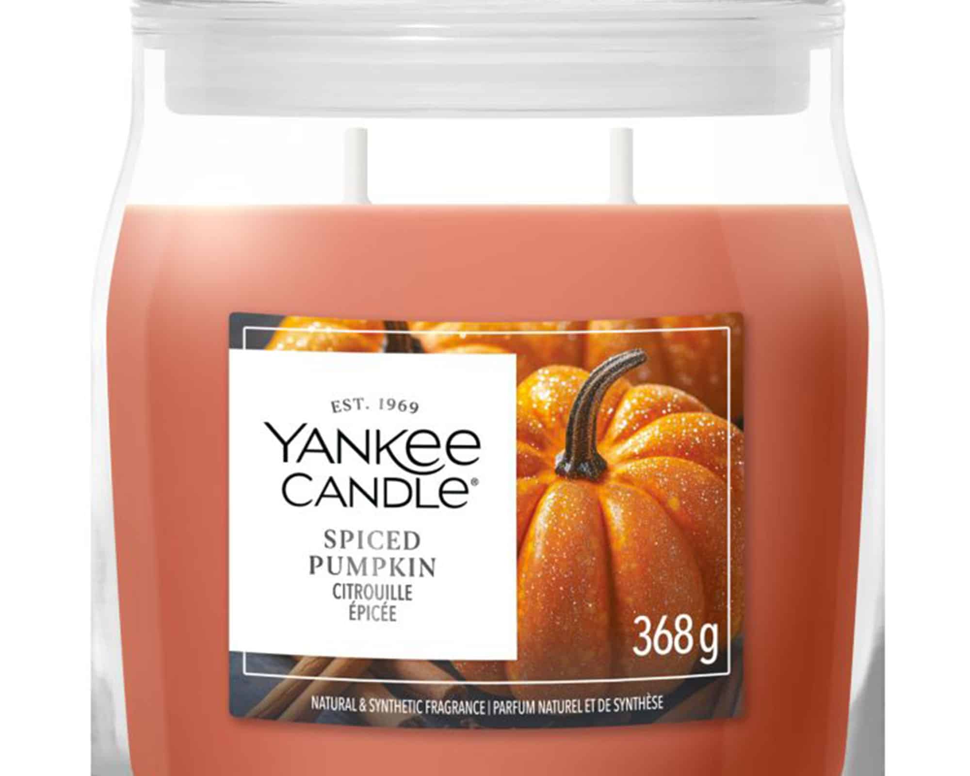 Giara Candela Media Spiced Pumpkin - Yankee Candle - immagine 2