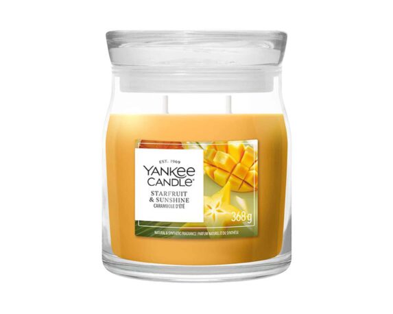 Giara Candela Media Starfruit & Sunshine – Yankee Candle