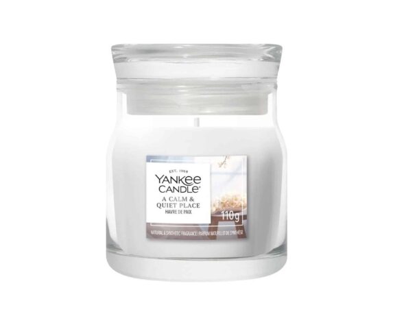 Candela Giara Piccola Amber e Sandalwood – Yankee Candle