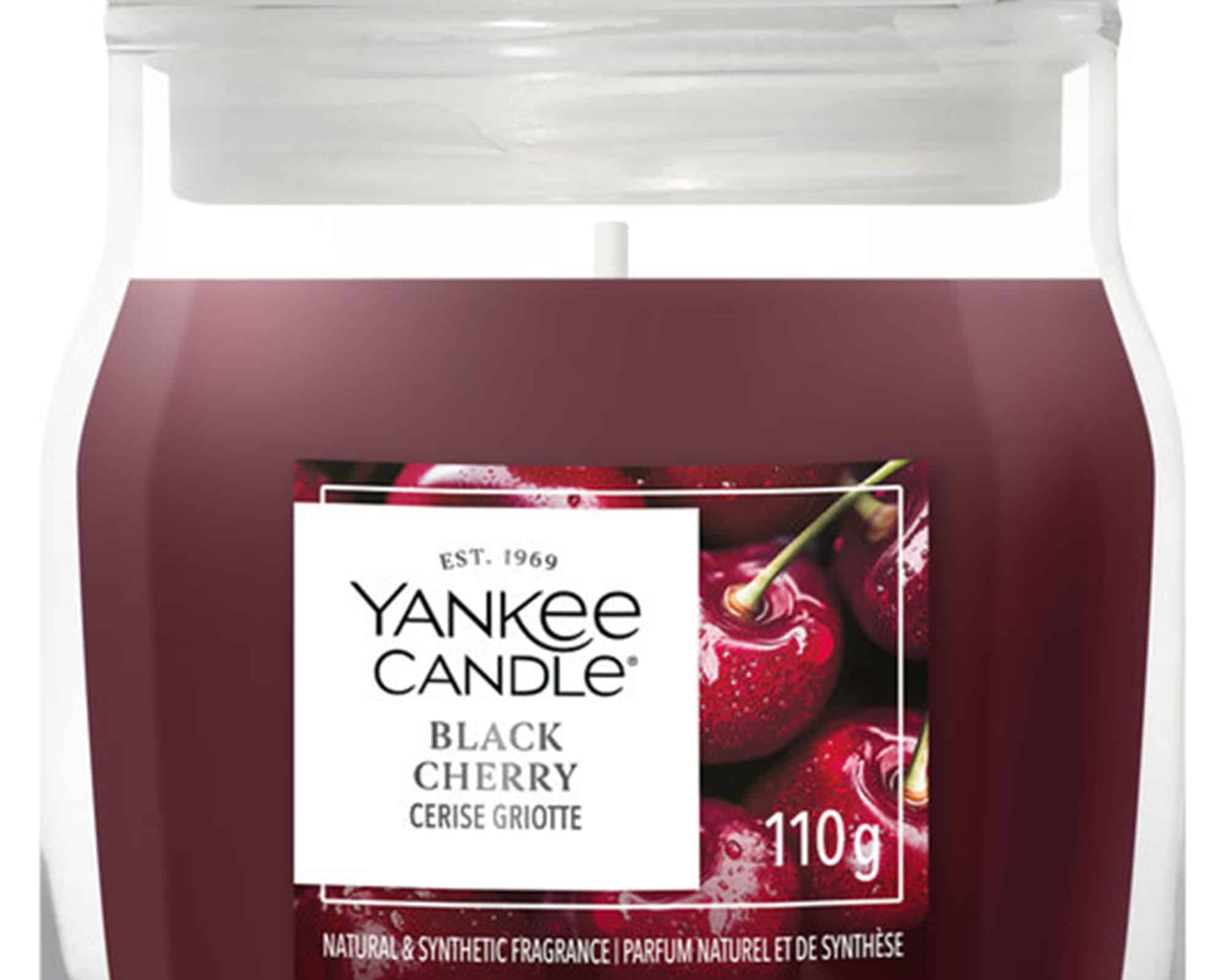 Candela Giara Piccola Black Cherry - Yankee Candle - immagine 2