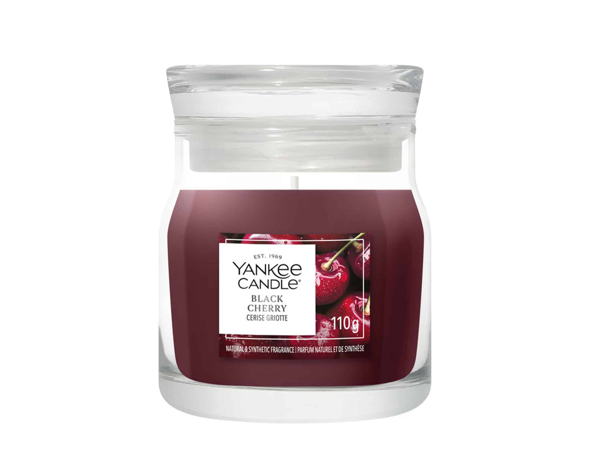 Candela Giara Piccola Black Cherry - Yankee Candle