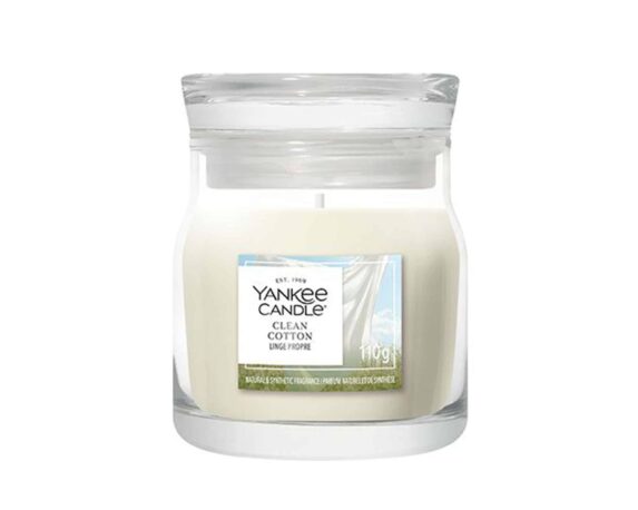 Candela Giara Piccola Clean Cotton – Yankee Candle