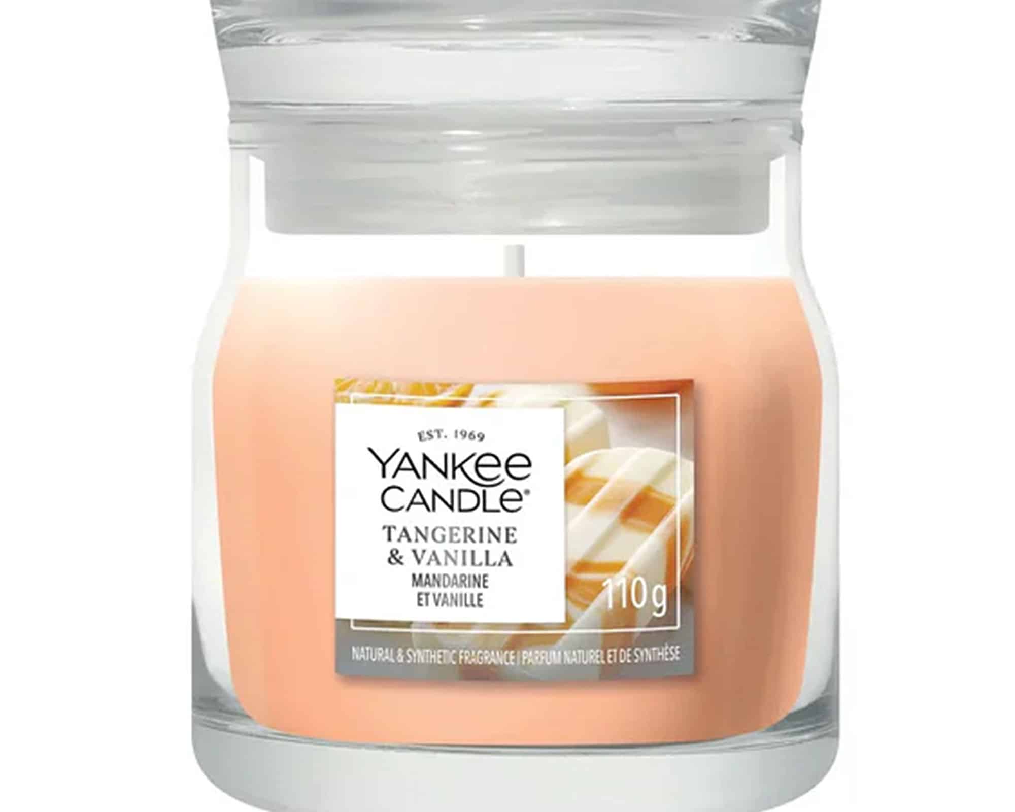 Candela Giara Piccola Tangerine E Vanilla - Yankee Candle - immagine 2
