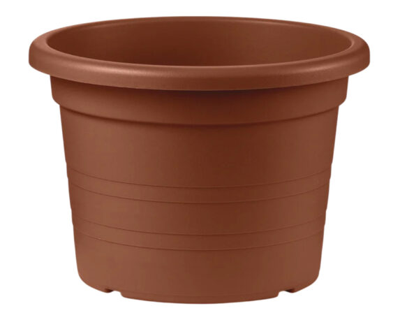 Vaso Cilindro Terracotta D100cm in Plastica Riciclata – Veca