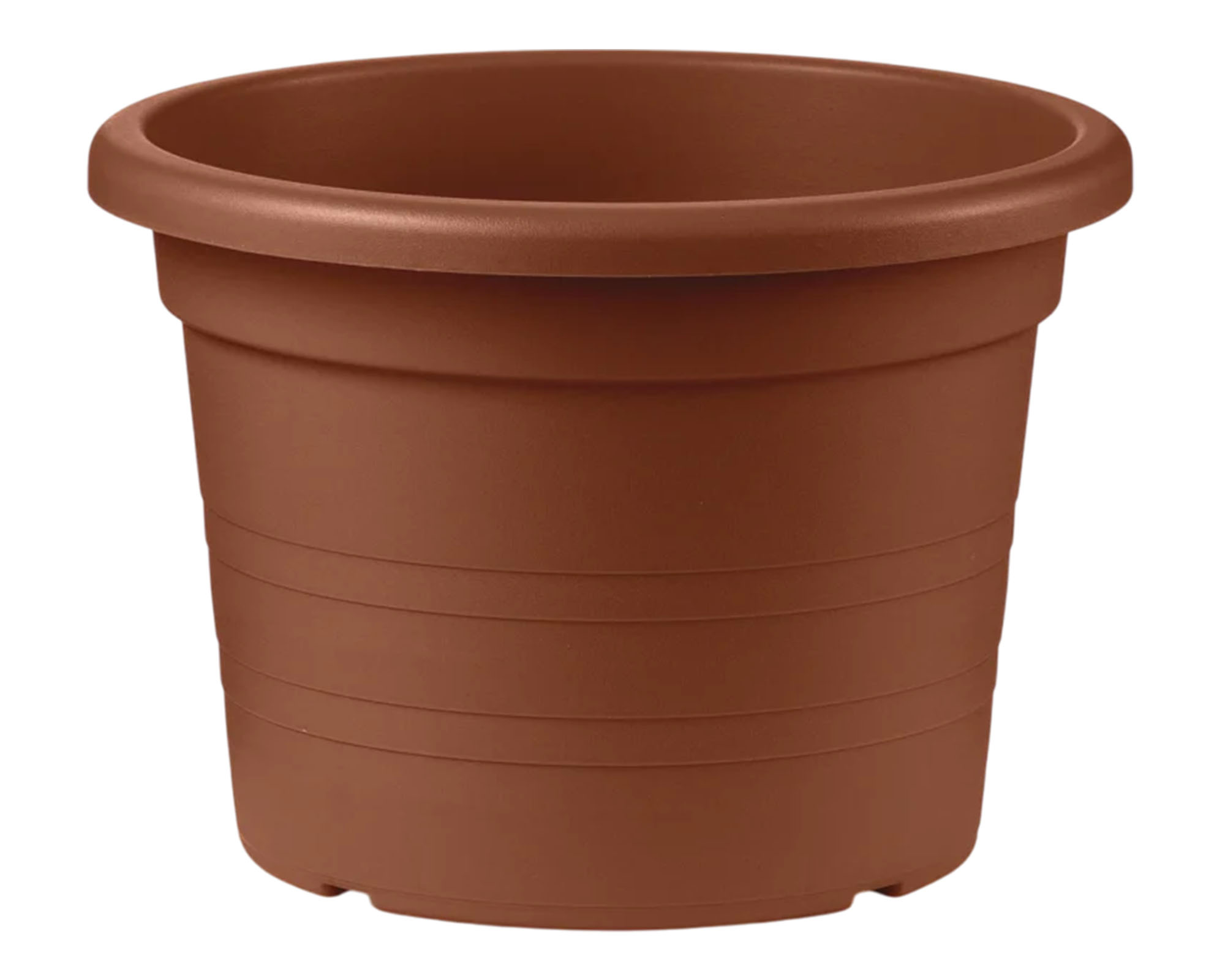 Vaso Cilindro Terracotta D100cm in Plastica Riciclata - Veca