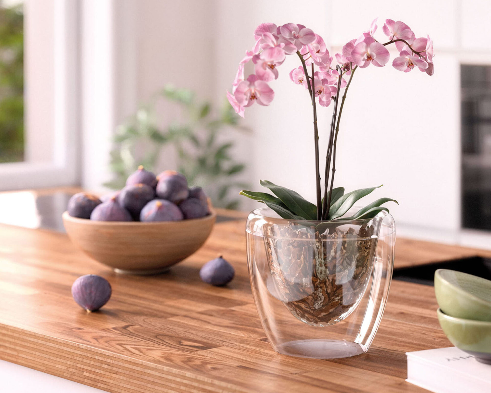 Vaso con Fori Gravity Trasparente D17cm in Plastica Riciclata - Veca - immagine 3