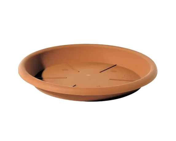 Sottovaso rotondo Eolo in plastica – Floralgarden