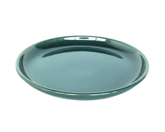 Sottovaso Rotondo Celadon in Ceramica Smaltata d’Arte – Floralgarden