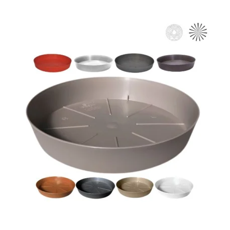 Sottovaso Rotondo Memphis in Polipropilene in diversi colori su sfondo bianco