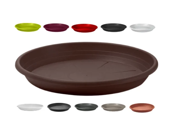 Sottovaso rotondo ‘Cilindrico’ in plastica – Floralgarden