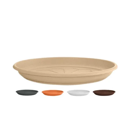 Sottovaso Rotondo Naxos in Polipropilene, Brand VECA, colori assortiti su sfondo bianco