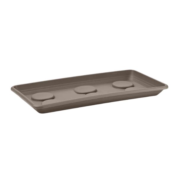 Sottovaso rettangolare anthea colore tortora.