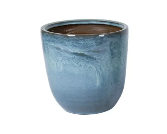 Vaso Decorativo Rotondo Grace Bullet in Ceramica Smaltata – Floralgarden