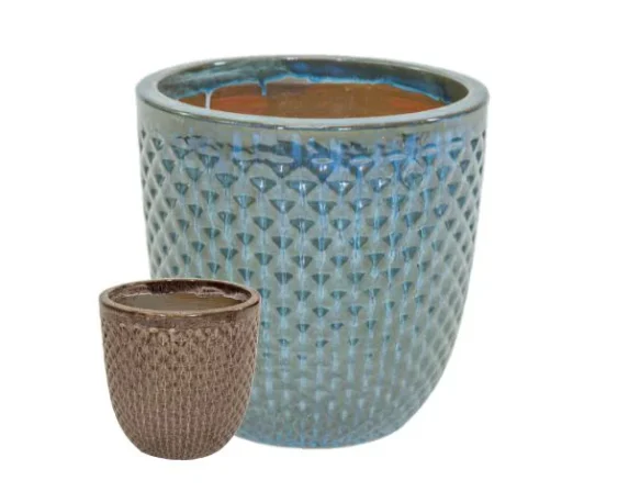 Vaso Decorativo Rotondo Grace Bullet Wyber in Ceramica Smaltata – Floralgarden