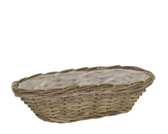 Cesta coprivaso ovale senza manici in rattan EvilOval Boat – FloralGarden