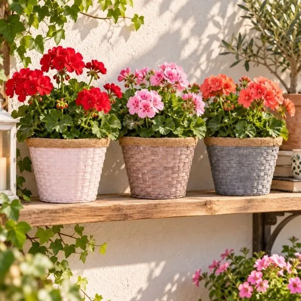 Fodera impermeabile interna e bordo in juta! Scopri la cesta rotonda Bando Bamboo D23 su Floral Garden nelle varianti Lavanda Spento, Rosa Confetto e Rosa Cipria.