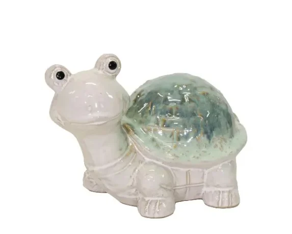 Decorazione per pianta e giardino a forma di Tartaruga in ceramica NinaTurtle – FloralGarden
