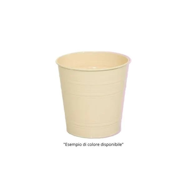 Vaso decorativo rotondo BeaPcPot in metallo (1pz) mix color - FloralGarden - immagine 2